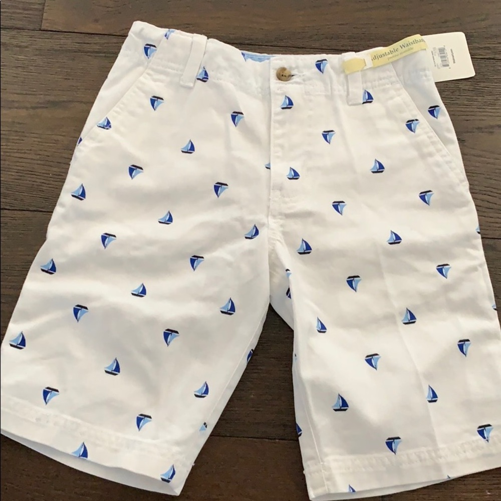Blue Sailboat White shorts.